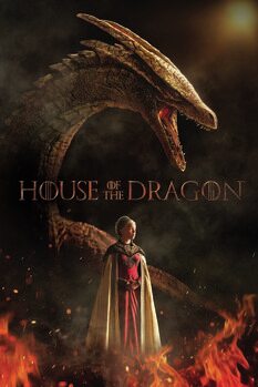Kunstafdruk House of the Dragon - Rhaenyra Targaryen