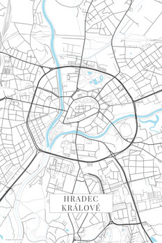 Karta Hradec Kralove white