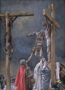 Reproducción de arte I Thirst. The Vinegar Given to Jesus, illustration for 'The Life of Christ', c.1884-96