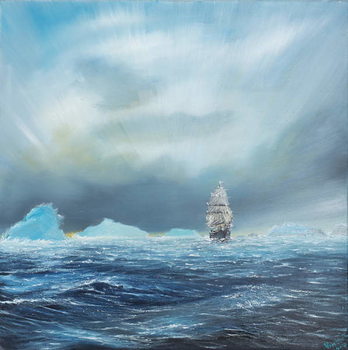 Reproducción de arte Ice Dominion, Terra Nova passes Ice Burgs, 2014,