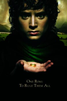 Stampa d'arte Il Signore degli Anelli - One ring to rule them all