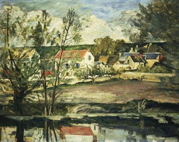 Kunsttryk In the Valley of the Oise; Dans la Vallee de L'Oise, 1873-74