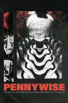 Umjetnički plakat IT - Pennywise