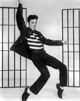 Fotografía artística 'Jailhouse Rock' de RichardThorpe avec Elvis Presley 1957