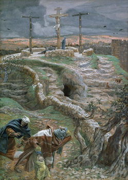 Reproducción de arte Jesus Alone on the Cross, illustration for 'The Life of Christ', c.1884-96
