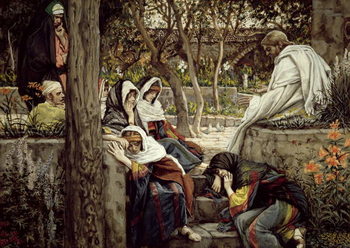 Reproducción de arte Jesus at Bethany, illustration for 'The Life of Christ', c.1886-96