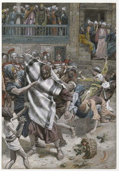 Reproducción de arte Jesus Before Herod, illustration from 'The Life of Our Lord Jesus Christ', 1886-94