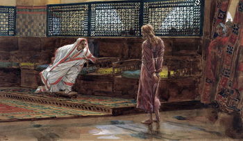 Jesus for the First Time before Pilate, illustration for 'The Life of Christ', c.1886-94 Reproduction de Tableau