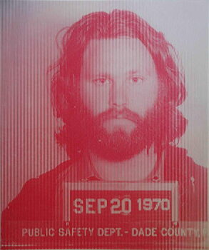 Konsttryck Jim Morrison IV, 2016