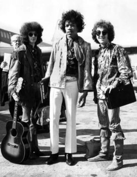 Obrazová reprodukce Jimi Hendrix, Noel Redding and Mitch Mitchell