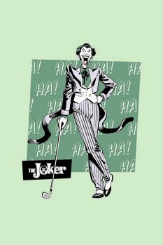 Kunsttryk Joker - Haha