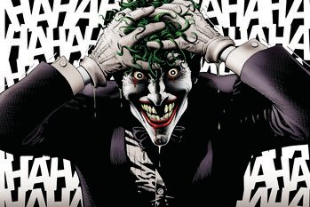 Kunsttryk Joker - HAHAHA