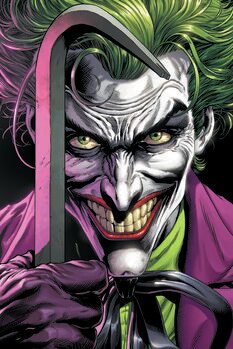 Kunstafdruk Joker - Three Jokers