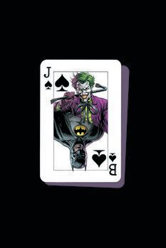 Stampa d'arte Joker vs Batman card