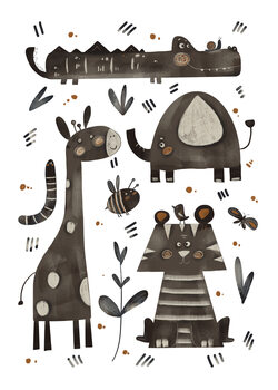 Illustration Jungle Animals