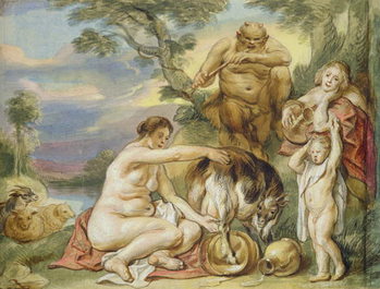 Festmény reprodukció Jupiter as a Child