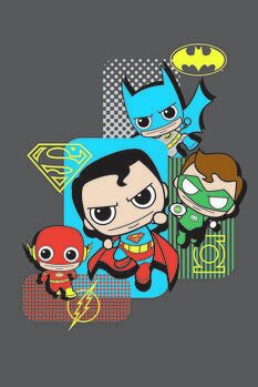Poster de artă Justice League - Crew