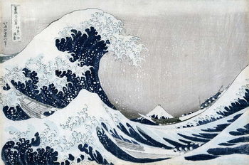 Εκτύπωση έργου τέχνης Kacušika Hokusai - Το μεγάλο κύμα έξω από την Καναγκάβα