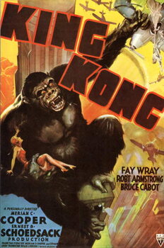 Konsttryck King KONG, 1933