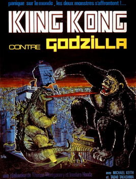 Konsttryck King-Kong vs Godzilla, 1963