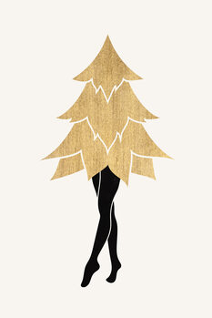 Illusztráció Lady Gaga At Christmas (No.1)