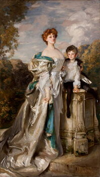 Konsttryck Lady Warwick and her Son, 1905