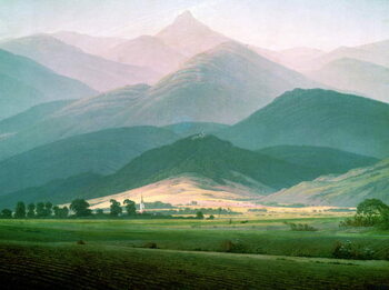 Obrazová reprodukce Landscape in the Riesengebirge, 1810-11