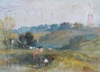 Konsttryck Landscape near Petworth, c.1828