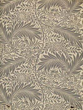 Reproduction de Tableau Larkspur, wallpaper design, 1872