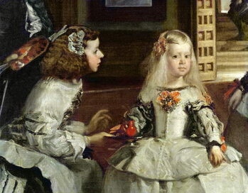 Umelecká tlač Las Meninas or The Family of Philip IV, c.1656 (oil on canvas)