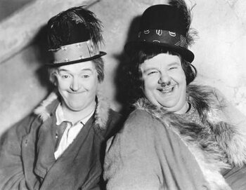 Reproduction de Tableau Laurel And Hardy, Hollywood, California, c.1928
