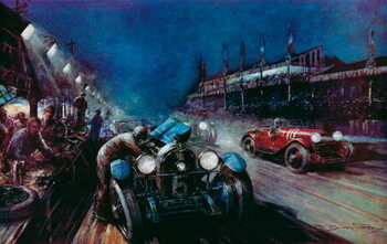 Obrazová reprodukce Le Mans 24-hour race