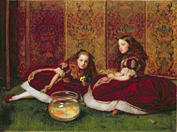 Reprodukcija umjetnosti Leisure Hours, 1864