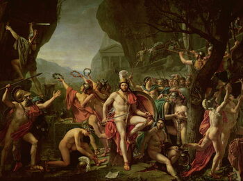 Konsttryck Leonidas at Thermopylae