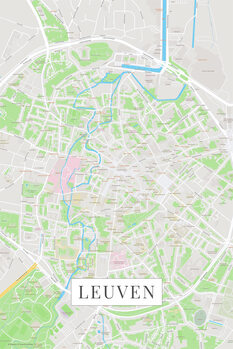 Mapa Leuven color