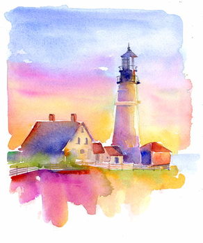 Konsttryck Lighthouse, 2014,