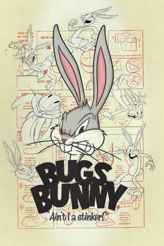 Umělecký tisk Looney Tunes - Bugs Bunny