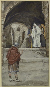 Reproducción de arte Lord, I Am Not Worthy, illustration from 'The Life of Our Lord Jesus Christ'
