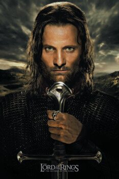Umjetnički plakat Lord of the Rings - Aragon
