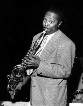 Kunstfotografi Louis Jordan (1908-1975) American Rhythm & Blues and Jazz Bandleader and Saxophone Player C. 1949
