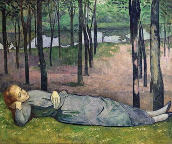 Umelecká tlač Madeleine in the Bois d'Amour, 1888