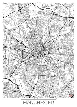 Mapa Manchester