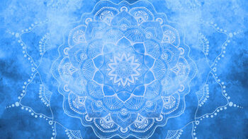 Ilustrácia Mandala - Hand-drawn mandala design on