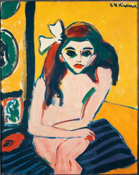Reproducción de arte Marcella Painting by Ernst Ludwig Kirchner 1909-1910 Dim. 71,5x61 cm Stockholm Modern Museum