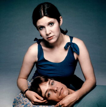 Kunstdruck Mark Hamill And Carrie Fisher