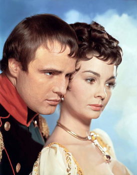 Fotografi Marlon Brando And Jean Simmons, Desiree 1954 Directed By Henry Koster