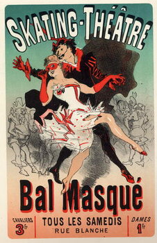 Reproduction de Tableau Masquerade Ball at the Skating Theatre