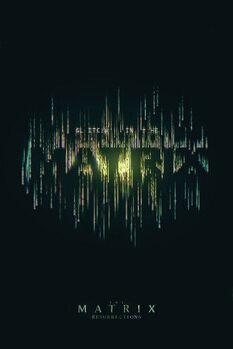 Druk artystyczny Matrix - Glitch in the Matrix