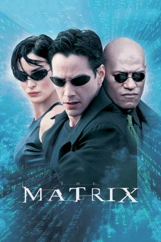 Impression d'art Matrix - Neo, Trinity et Morpheus
