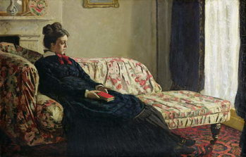 Художествено Изкуство Meditation, or Madame Monet on the Sofa, c.1871